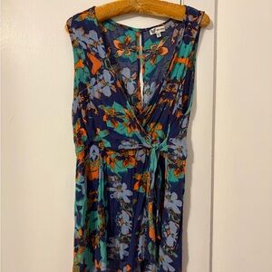 Floral Sleeveless Romper